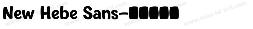 New Hebe Sans字体转换